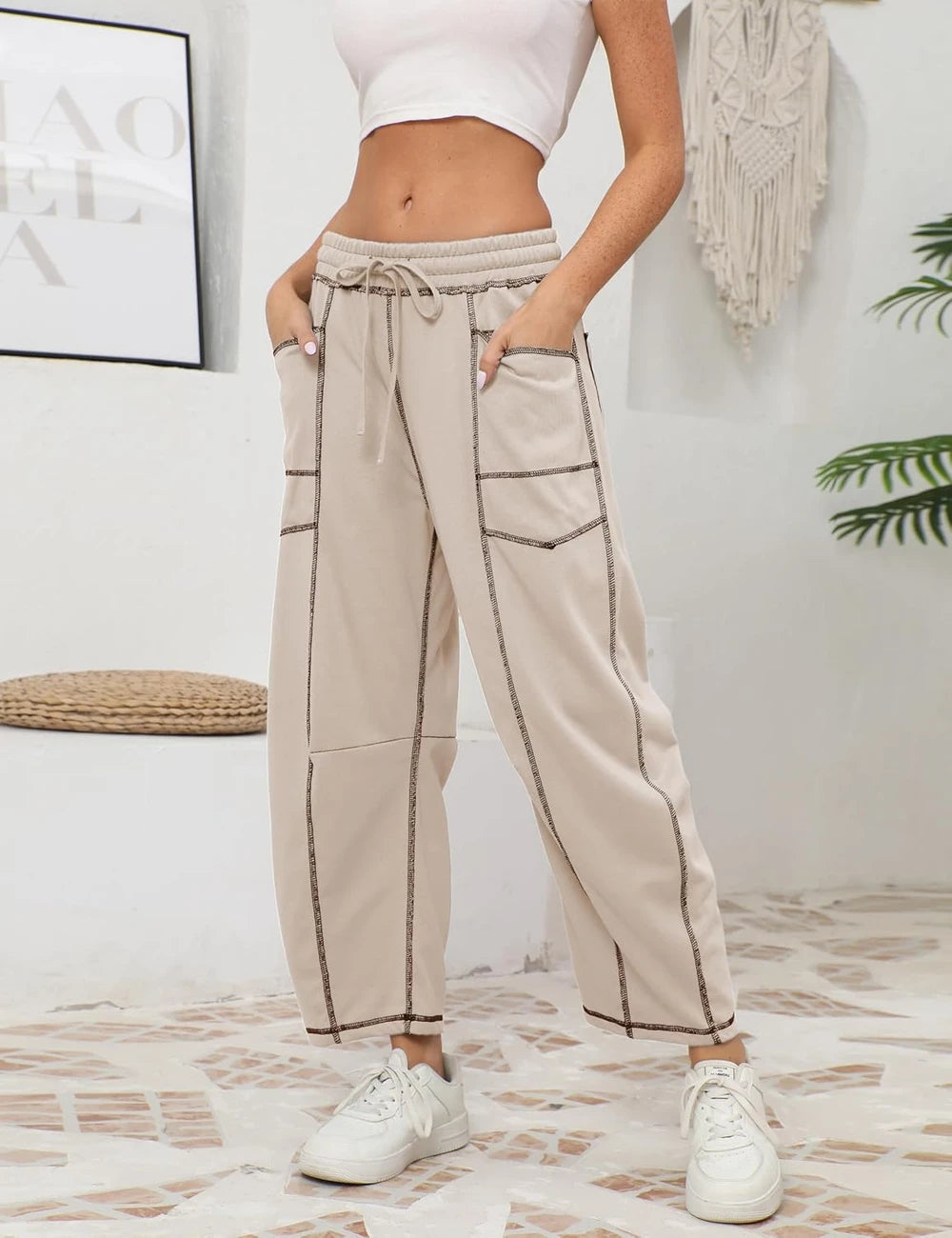 Athlisan Baggy Barrel Lounge Pants