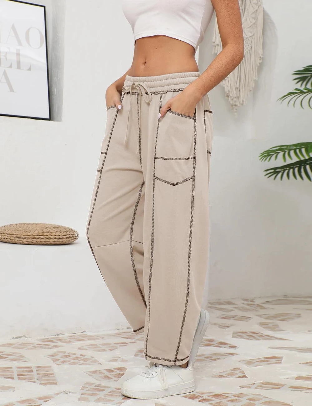 Athlisan Baggy Barrel Lounge Pants
