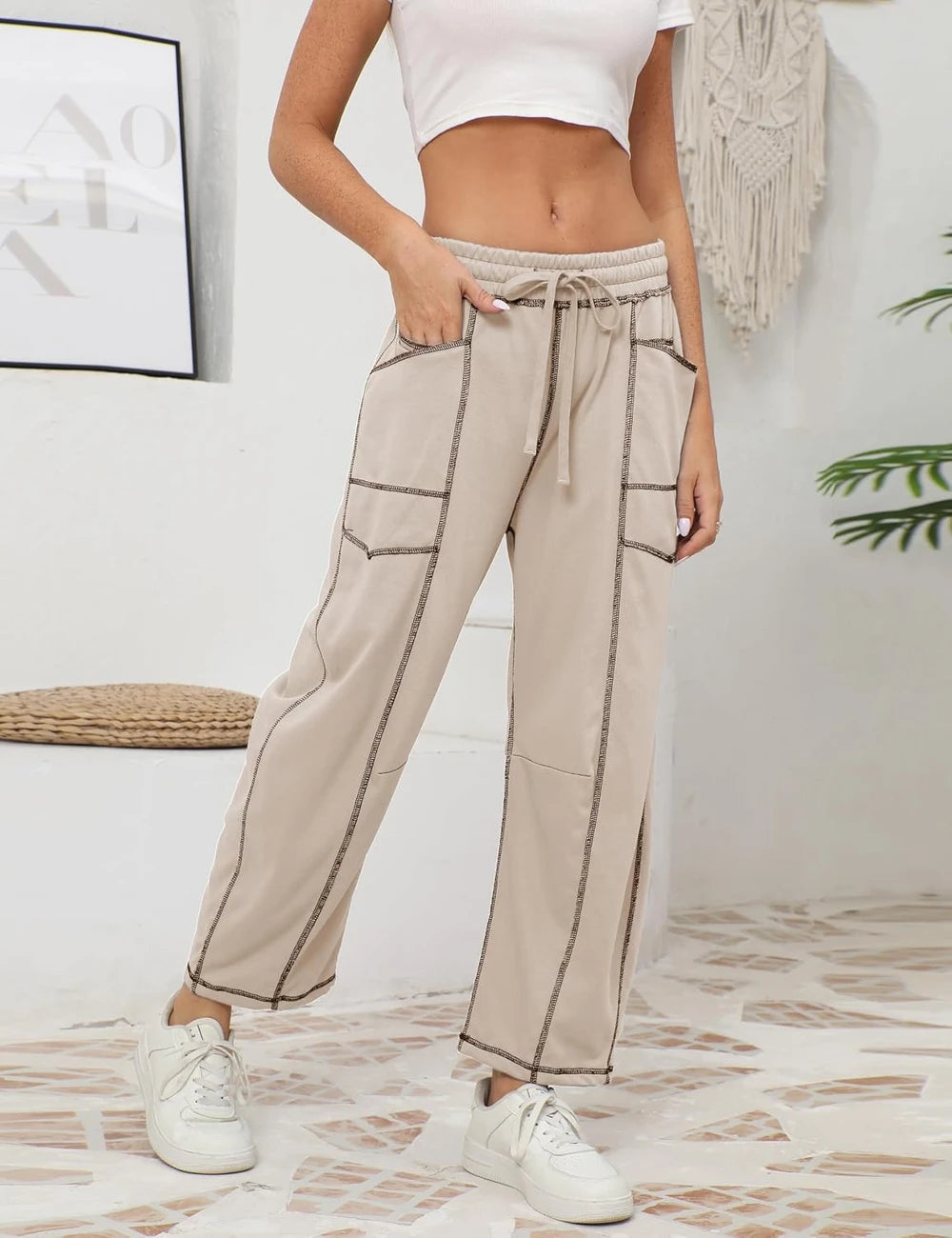 Athlisan Baggy Barrel Lounge Pants